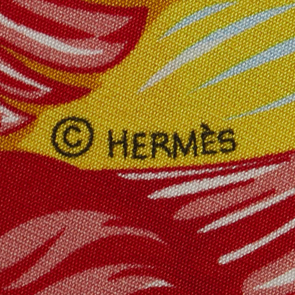Hermes Hermès Twilly Danse Pacifice Scarf in Pink Multicolor for Women - Picture 3 of 3